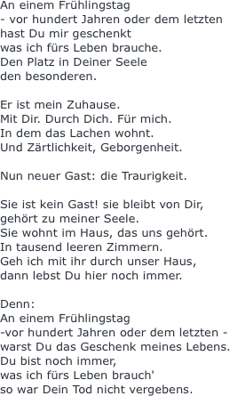 An einem Fr�hlingstag